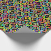 フローラ数々の着色ラッピング紙 ラッピングペーパー (角)