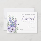 フローラ数を推測するキスブライダルゲームカード 招待状 (正面)