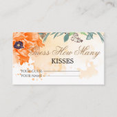 フローラ数を推測キスブライダルゲームエンクロージャ エンクロージャーカード (正面)