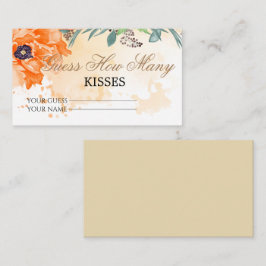 フローラ数を推測キスブライダルゲームエンクロージャ エンクロージャーカード