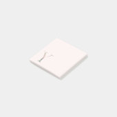 フローラ文字「Y」モノグラム注記 ポストイット (アングル)