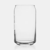 フローラ文字Gモノグラム名パーソナライズされた白 ガラス缶 (左)