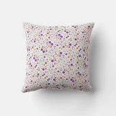 フローラ斜め模様の国かわいい クッション (裏面)