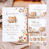 フローラ新しい章が始まるブライダルシャワー 招待状