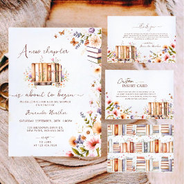 フローラ新しい章が始まるブライダルシャワー 招待状