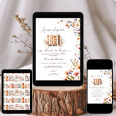 フローラ新しい章が始まるブライダルシャワー 招待状