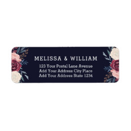 フローラ新婦結婚差出人住所 ラベル