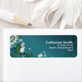 フローラ旋回のカスタマイズ可能住所 シール (インサイチュ)