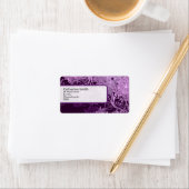 フローラ旋回のカスタマイズ可能住所 シール (インサイチュ)