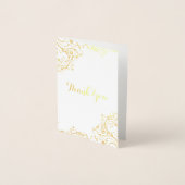 フローラ旋回コーナーありがとう 箔カード (正面)