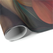 フローラ旋回デザインデコップアー絵画ト ラッピングペーパー (ロールコーナー)