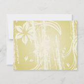 フローラ旋回リハーサルディナーカード 招待状 (裏面)