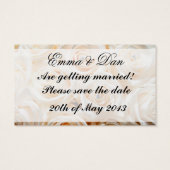 フローラ日付プロファイルカードの保存 (裏面)