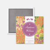 フローラ日付マグネットの保存 マグネット (正面/裏面)