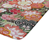 フローラ日本のさくらんぼ白赤ガラス カッティングボード (角)