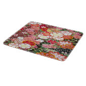 フローラ日本のさくらんぼ白赤ガラス カッティングボード (角)