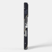 フローラ日本のの着物の模様デニム Case-Mate iPhoneケース (裏面 / 右)