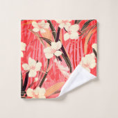 フローラ日本のカームサンセットカクテル バスタオルセット (ウォッシュタオル)