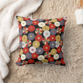 フローラ日本の柄 クッション (ブランケット)