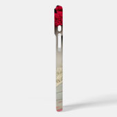 フローラ日本の芸者赤金ゴールドファンタジーアートポスター Case-Mate iPhoneケース (裏面 / 左)