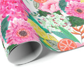 フローラ明るい夏の果実園パーティー ラッピングペーパー (ロールコーナー)