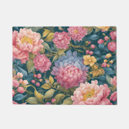 フローラ明カラフルるい花 ドアマット