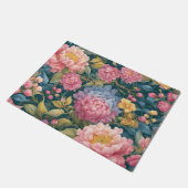 フローラ明カラフルるい花 ドアマット (アングル)