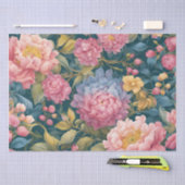 フローラ明カラフルるい花 薄葉紙 (クラフト)