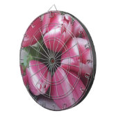 フローラ春の花束ピンクのチューリップ、花 ダーツボード (正面右)