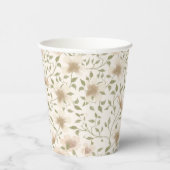 フローラ春イースターヴィンテージベビーシャワー 紙コップ (右)