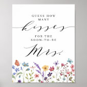 フローラ春サマーキスブライダルシャワーゲーム ポスター (正面)