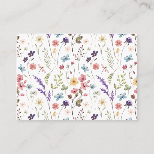 フローラ春サマーデイトナイトアイディア エンクロージャーカード (裏面)