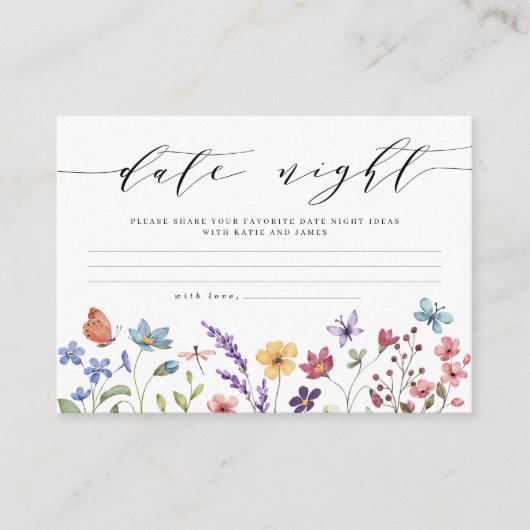 フローラ春サマーデイトナイトアイディア エンクロージャーカード (正面)