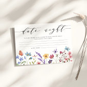 フローラ春サマーデイトナイトアイディア エンクロージャーカード