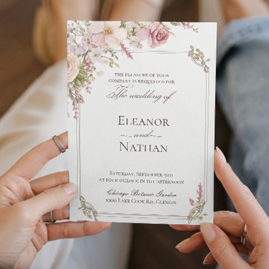 フローラ春サマー結婚ズ 招待状