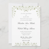 フローラ春チノイ結婚ズリー 招待状 (正面)