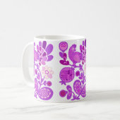 フローラ春デコ コーヒーマグカップ (正面左)