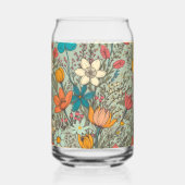 フローラ春パターン ガラス缶 (裏面)