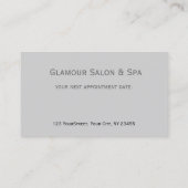 フローラ春メイドのメイクアップアーティスト 予約カード (裏面)