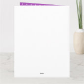 フローラ春ラマ&レインボー誕生日 カード (裏面)