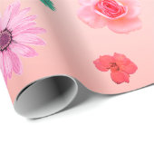 フローラ春包装紙 ラッピングペーパー (ロールコーナー)