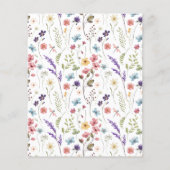 フローラ春夏の推測誰のブライダルシャワーゲーム (裏面)