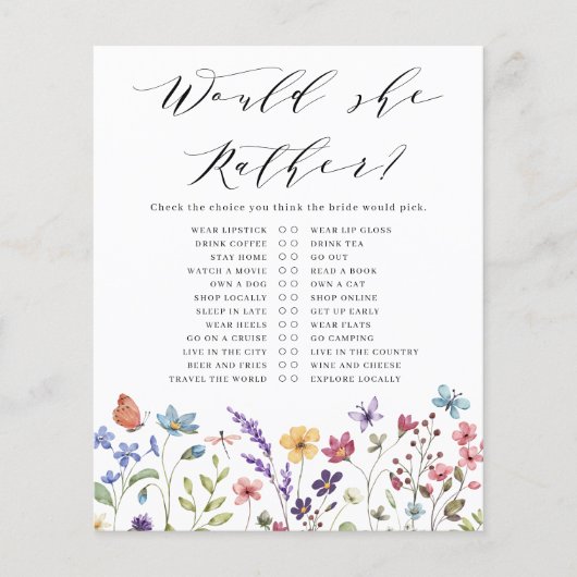 フローラ春夏は彼女はブライダルシャワー (正面)