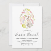 フローラ春水の色イースターエッグイースターブランチ 招待状 (正面)