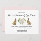 フローラ春水の色イースターエッグイースターブランチ 招待状 (正面/裏面)