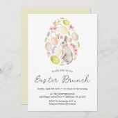 フローラ春水の色イースターエッグイースターブランチ 招待状 (正面/裏面)