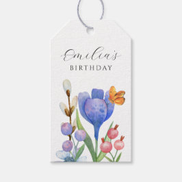 フローラ春水彩色 ギフトタグ