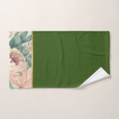 フローラ春開花金ゴールドバスルーム用タオルセット バスタオルセット (ハンドタオル)