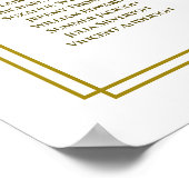 フローラ春18結婚表の座席表 ポスター (角)