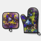 フローラ春 鍋つかみ&鍋敷きセット (正面)